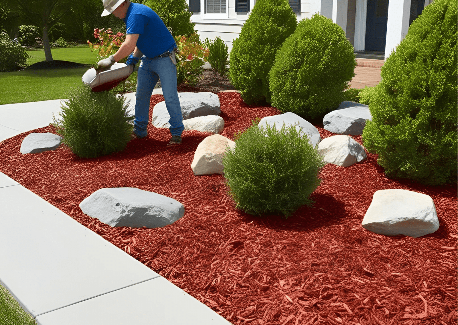 Mulch and Rock Installation and Maintenance