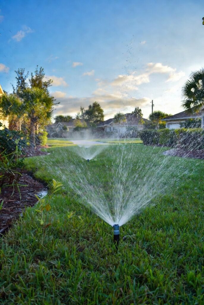 Irrigation and sprinkler system maintenance protecting lawns in Cape Coral Florida